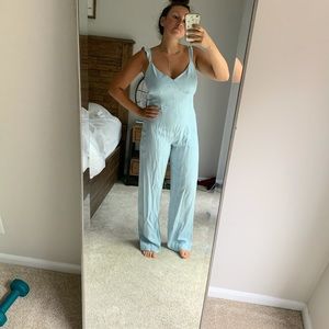 Light Wash Denim Jumpsuit